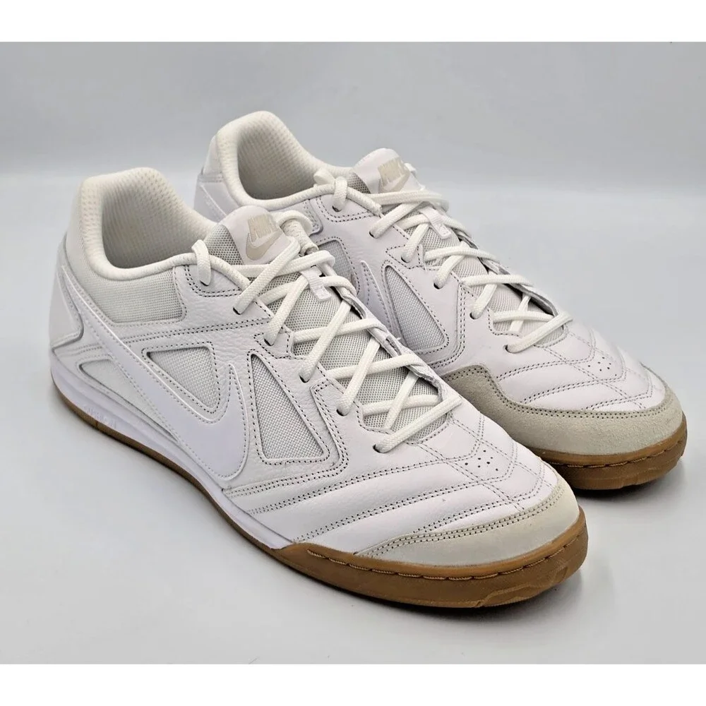 Nike Gato White Gum Light Brown Men’s 13 New Indoor Soccer Shoes HQ6019 100